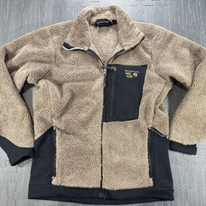 Mountain Hardwear Monkey Fleece Full Zip Jacket (Women's Medium) Brown